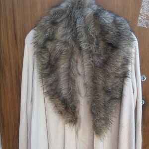 BCBGMaxAzria Cream Knit Cardigan